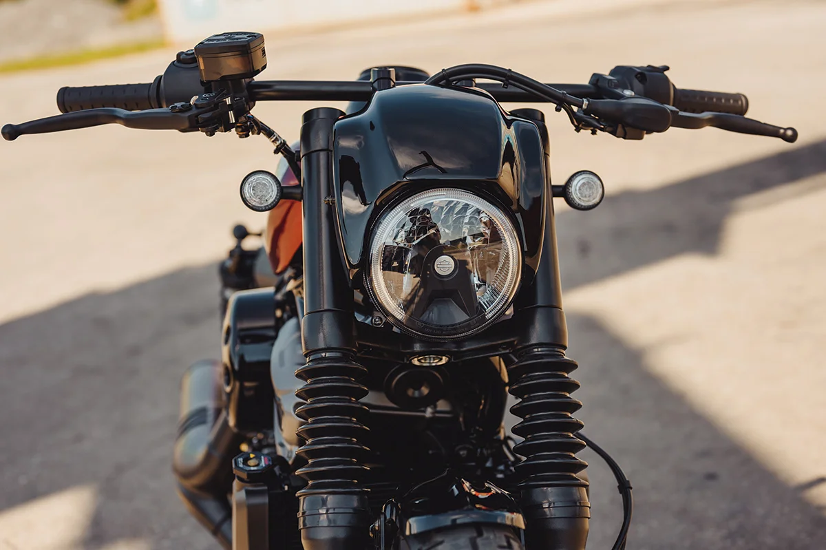 Front indicator holder (suitable for Harley-Davidson models: Nightster from 2022)