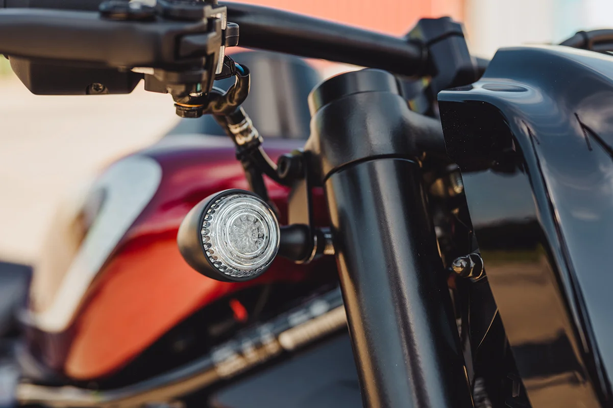 Front indicator holder (suitable for Harley-Davidson models: Nightster from 2022)