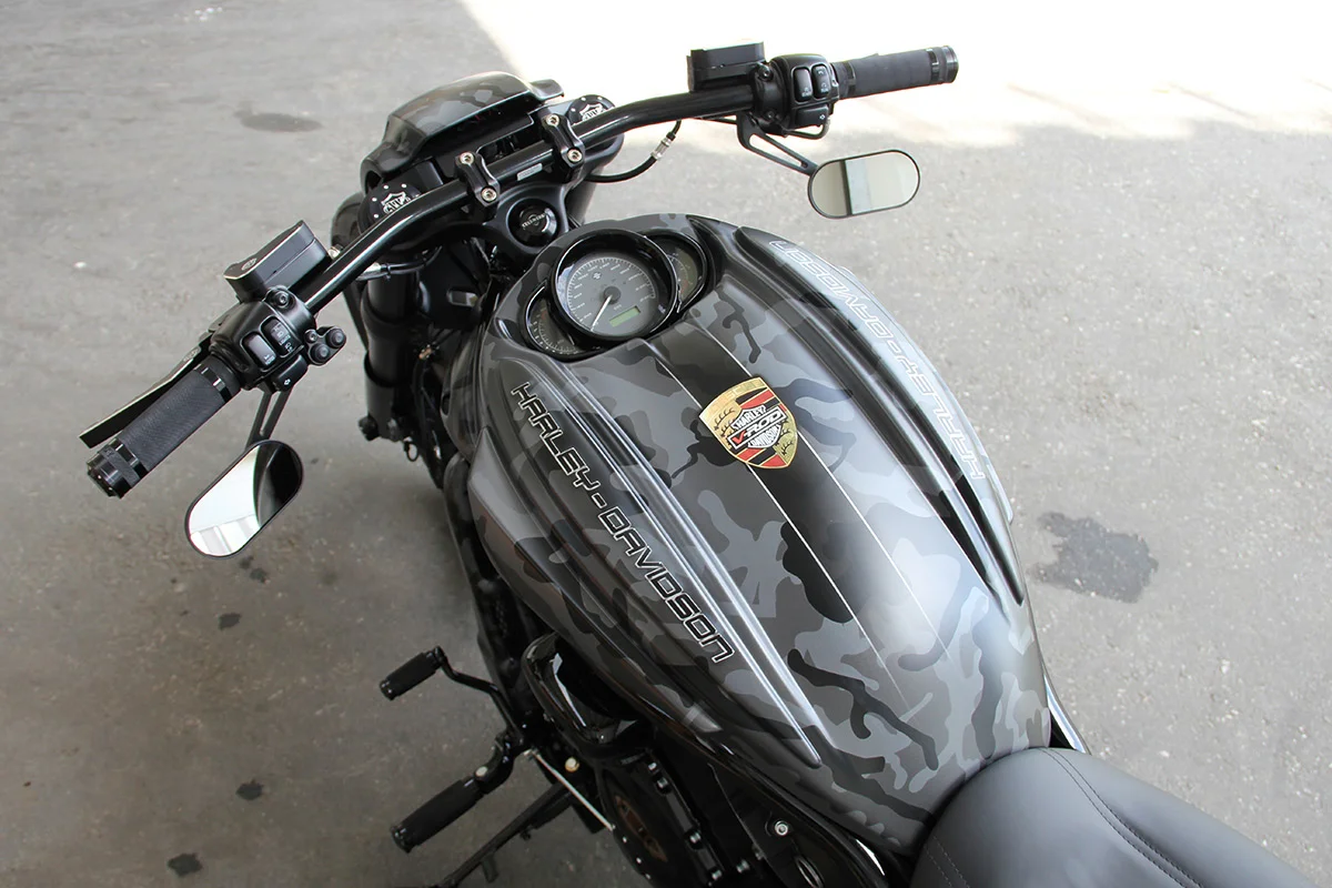 Airbox cover CUSTOM (suitable for Harley-Davidson models: V-Rod Muscle from 2009 - 2017, V-Rod Muscle without LFD)