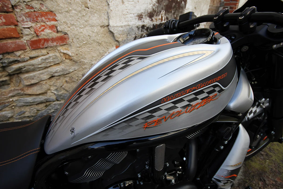 Airbox cover RACING (suitable for Harley-Davidson models: V-Rod Muscle from 2009 - 2017, V-Rod Muscle without LFD)