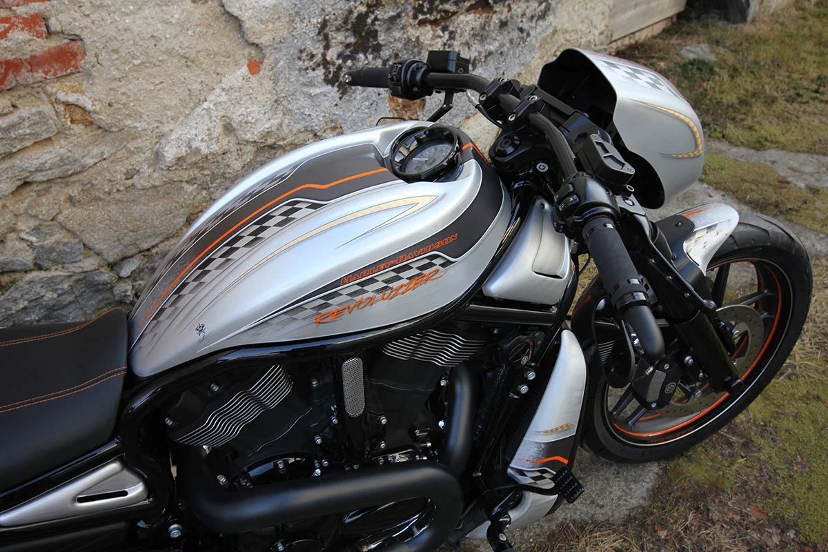 Airbox cover RACING (suitable for Harley-Davidson models: V-Rod Muscle from 2009 - 2017, V-Rod Muscle without LFD)