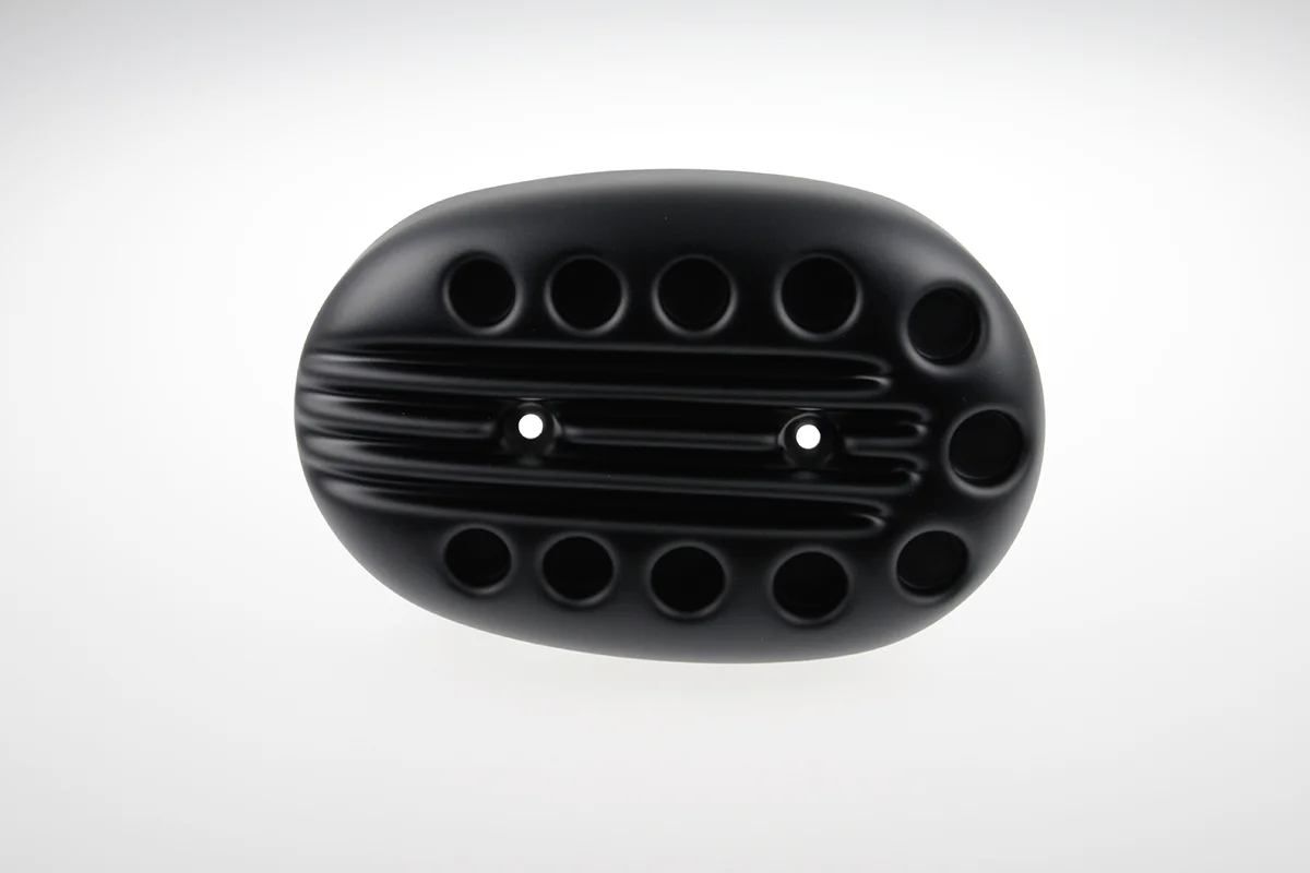 Air filter cover SLOTTED (suitable for Harley-Davidson models: Sportster 2004 to 2015, paintable)