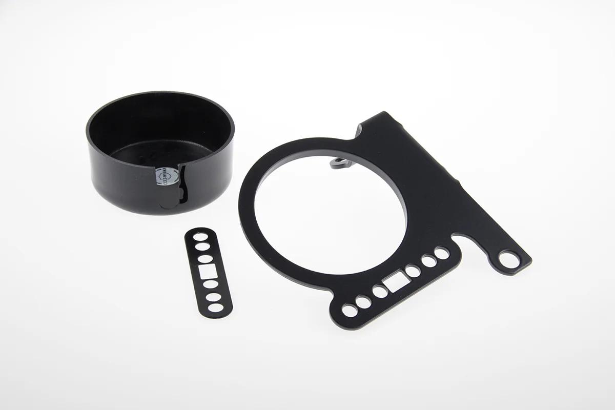 Speedometer holder on the side (suitable for Harley-Davidson models: all Sportster 48, with speedometer cover)