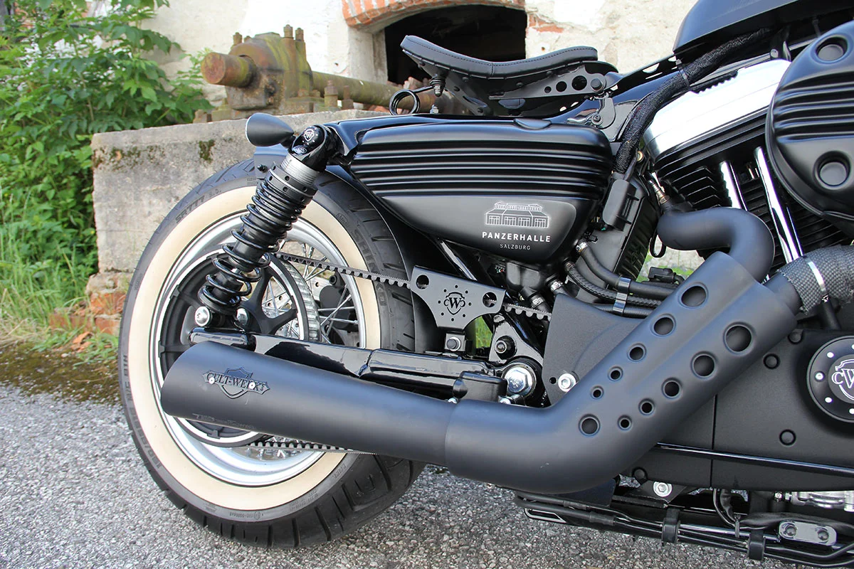 Short belt guard (suitable for Harley-Davidson models: all Sportster)