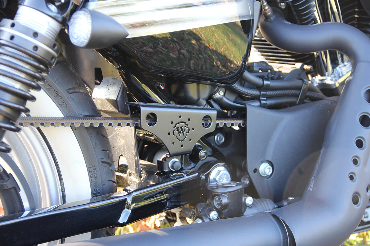 Short belt guard (suitable for Harley-Davidson models: all Sportster)