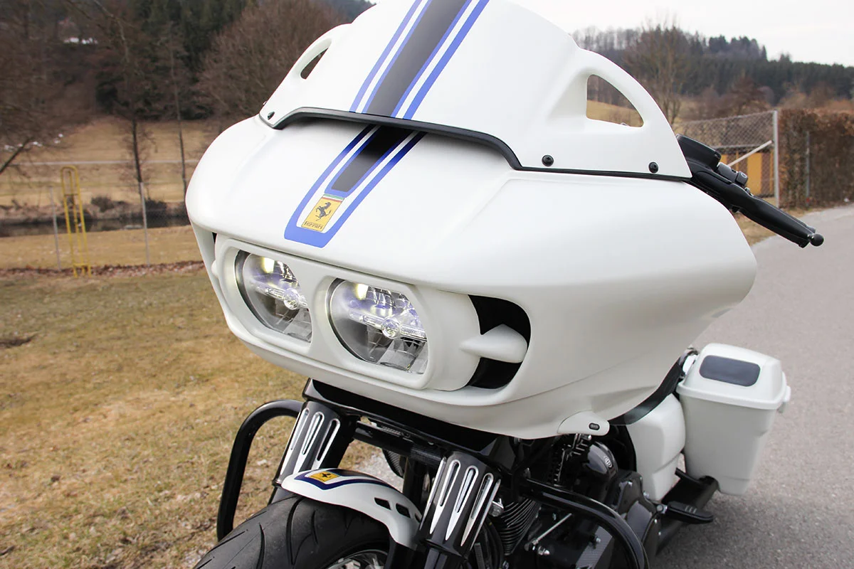 Headlight mask BAD LOOK (suitable for Harley-Davidson models: Road Glide from 2015)