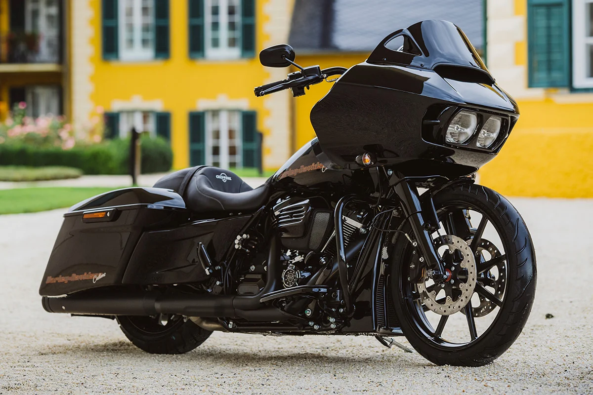 Side cover set CUSTOM (suitable for Harley-Davidson models: Touring from 2009)