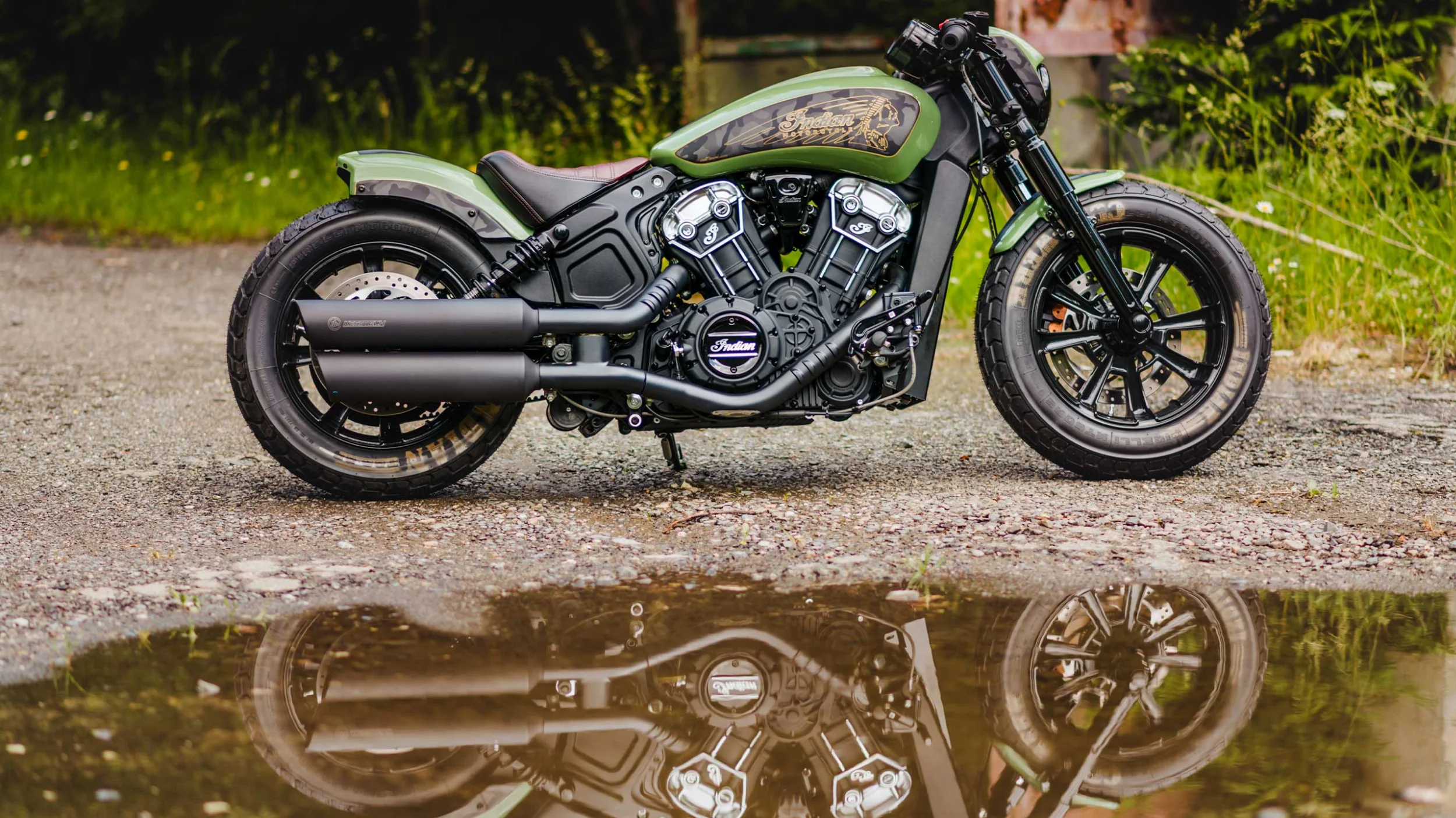 CULT-WERK / カルト・ベルグ INDIAN SCOUT - FORK COVER KIT 